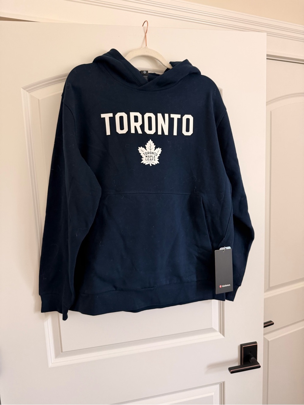 Lululemon Toronto Maple Leafs Navy Hoodie Sweatshirt - Men's Steady State